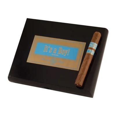 Rocky Patel Cigars It's A Boy Toro 20 Ct, a box of cigars with a walkie on top and a label that says 'It's a Boy!'