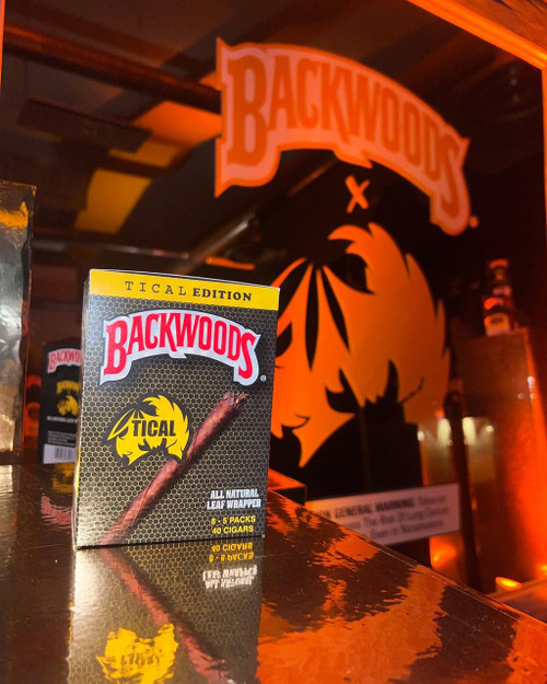 Backwoods Tical Edition Cigars, limited edition pack of 8/5 packs, natural leaf wrappers with 40 cigars in total.