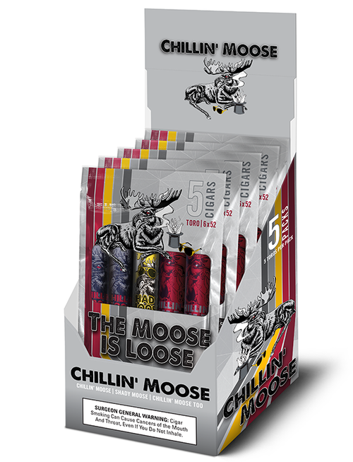 Chillin Moose Cigar Sampler 5 ct