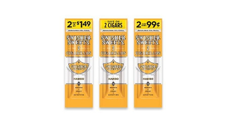 Swisher Sweets Cigarillos Foil Mango 30 Pouches of 2