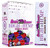 High Hemp Organic Wraps Grapeape 25Ct/2, colorful packaging with images of grapes and berries, featuring the High Hemp logo and product information.