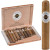 Ashton Cigars Ashton Cigar Sampler 10 Ct. Box, image showing an open wooden box containing ten assorted cigars and a close-up of one cigar with the Ashton label.