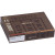 Nub Nuance Variety Cigar Sampler 6 Ct. Box, brown rectangular packaging with 'Imported' and 'Cafe' printed on it.