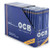 OCB Rolling Papers OCB Ultimate Cigarette Papers King Size Slim + Tips, blue box containing 32 packs of slim rolling papers with tips suitable for rolling cigarettes.