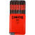 Camacho Corojo Machitos Cigars 5/6 Ct. Tins, the image shows a clear plastic case containing six cigars with red labels displaying the Camacho logo and product name.