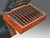 Camacho American Barrel-Aged Cigar Gordo 20 Ct. Box, open box showing 20 cigars with orange and black branding.