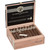 AVO Cigars Classic Maduro No.2 Toro 25 Ct. Box, wooden cigar box open showing 25 cigars in individual wrappers with silver and white labels, inside black interior with branding and product details.