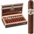 AVO Cigars Heritage Robusto Tubos 20 Ct. Box, a wooden cigar box with ten cigars inside and one cigar outside, featuring a dark brown wrapper and a gold and white logo band.