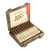 Alec Bradley Cigars Black Market Torpedo 22Ct. Box, open wooden cigar box displaying 22 cigars with black and beige labels