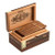 1502 Cigars Ruby Corona Box Pressed 20Ct, image of an open wooden cigar box containing 20 cigars with branding and logo on the lid.