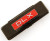 DLX Dlx Papers Mini Tin, rectangular metal container with red and black design for rolling papers.