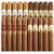 Oliva Cigars Top Twenty Brand Sampler 20CT, an assortment of cigars with various shades of brown wrappers arranged in a row.