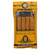 Perdomo 4 Pack Champagne Humidified Cigars Sampler, premium cigars in a yellow package with black and gold accents, showcasing four cigars inside for a luxurious smoking experience.
