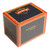 Punch Rothschild Cigars Robusto Oscuro 50Ct. Box, black and orange cigar box with gold accents and branding, designed for premium cigar packaging.