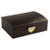 Gurkha Royal Challenge Churchill Maduro Cigars 20Ct. Box, black leather cigar box with gold clasp.