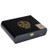 5 Vegas Series 'A' Alpha Cigars 20Ct. Box, black box with gold logo and a vintage stamp design.