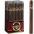 Quorum Maduro Churchill Cigars 20 Ct. Bundle, image of a box containing 20 Maduro Churchill cigars and an individual cigar displayed outside the box.