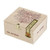 Alta Gracia Irish Creme Cigars 50Ct. Box, a rectangular wooden box with a detailed crest and text, featuring a latch and decorative ribbon label for Irish Cream flavor.
