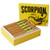 Camacho Scorpion Connecticut Gordo Cigars 10Ct. Box, yellow box with black scorpion illustration and cigars inside with yellow band.