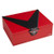 General Cigar CAO V21 Big Block Cigars 27 Ct. box, red and black packaging with a slider latch and winged logo.