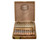 Aganorsa Leaf Connecticut Toro Cigars 20Ct. Box, wooden cigar box containing 20 cigars with labels and an elastic strap inside.