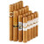 Altadis Connecticut Mega-Sampler Cigars 20Ct, assortment of cigars with various band designs in a row.