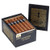 Alec Bradley Alec & Bradley Gatekeeper Corona Cigars 20Ct. Box with 24 cigars inside, featuring a black and gold decorative design on the box lid and compartments.