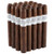 Villazon Maduro Cigars, a bunch of premium dark brown cigars with white labels.