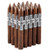 Arganese Habano Torpedo Cigars 20Ct. Pack, close-up of individually wrapped cigars with white and black labels displaying the brand name.