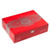 Victor Sinclair Bohemian 15th Anniversary Cigars, red cigar box with intricate silver design and branding, containing 15 cigars.