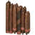 Diesel Unlimited Small Haul Twelve Natural Cigars 12Ct. Box, a collection of twelve natural cigars with varying sizes and a reddish-brown band, arranged in a row.