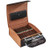 Toscano Originale Cigars, a wooden box containing multiple cigars with branded bands, with a humidifier inside the lid