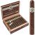 AVO Heritage Toro Cigars 20 Ct. Box, open wooden cigar box displaying 20 wrapped cigars with gold and silver band details.
