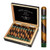 Rocky Patel The Edge A-10 Cigars, a box of premium cigars with a black and wood finish, showcasing a close-up of one cigar with a colorful band.