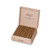 Davidoff Minis Mini Cigarillos Silver 50Ct. Box, open wooden box containing 50 mini cigarillos neatly arranged inside.