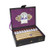 Diamond Crown Julius Caeser Toro Cigars 20Ct. Box, open black presentation box with purple interior, containing twenty cigars with branded bands and Julius Caeser logo on the lid.