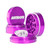 Antidote 4 Piece Grinder 2.5, vibrant purple aluminum herb grinder with multiple compartments and sturdy design.