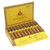 Montecristo Classic Seleccion II Robusto 16 Ct. Box, open box showing 16 cigars with yellow bands inside a gold and yellow packaging.