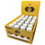 GG Dark Blend Crush Grabba Honey 24CT, display of 24 small containers with honey-flavored Grabba gum inside a yellow honeycomb-patterned box.