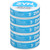 Zyn Nicotine Pouches Cool Mint 3 Mg 15/5 Tins, stacked blue tins with white text and instructions on the labels.