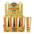 JOB Papers JOB Virgin 1 1/4 Pre-rolled Cones 32/6 Ct. Display, product image showing a cardboard display box with six individual packs of unbleached cones, each featuring a cone illustration and product details.