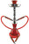 Dual Hose Hookah Pipe 19 inch with case
