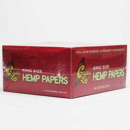 Grabba leaf King Size Hemp Papers 50 Packs