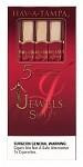 Altadis Hav-A-Tampa Jewels Sweet Cigars Pack, image of a box containing five cigars with a red and gold design.