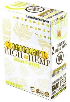High Hemp Organic Wraps Bananagoo 25Ct/2