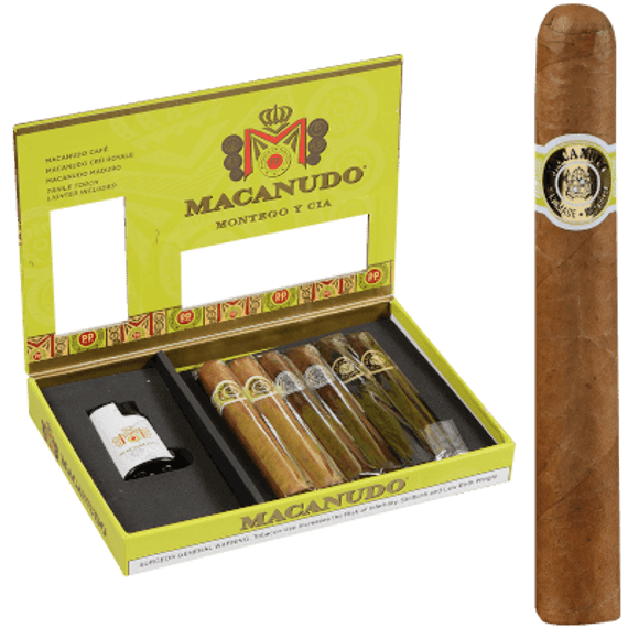 Macanudo Collection Cigar Sampler W/lighter 6 Ct.