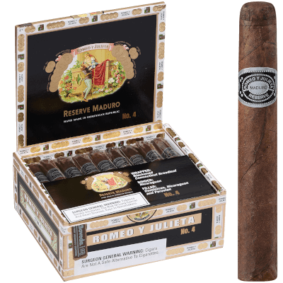Romeo Y Julieta 1875 Reserve Maduro #4 27 Ct. Box 5.00X44