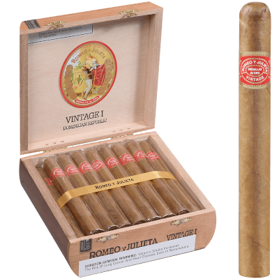 Romeo Y Julieta Vintage #1 Natural Lonsdale 25 Ct. Box 6.00X43