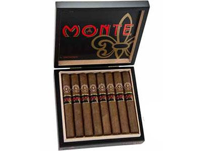 Montecristo Monte By Montecristo Monte Conde Pig Tail Cigar Corona 16 Ct. Box 5.50X48, premium cigar box filled with 16 finely rolled Montecristo Monte cigars.