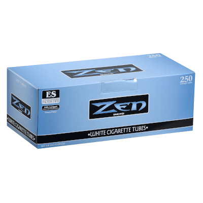 Zen Cigarette Filter Tubes King Size White 250 Ct. Box